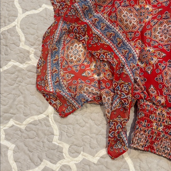 Max Studio Floral Patterned Top - Picture 5 of 6